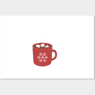 Christmas hot chocolate Posters and Art